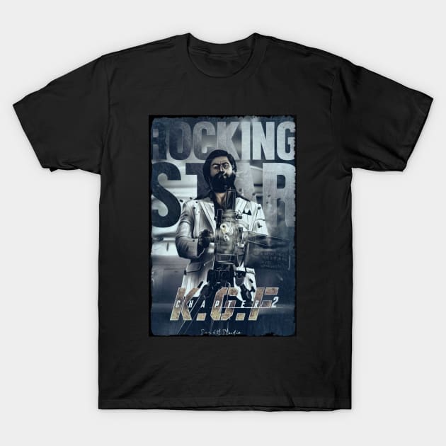 KGF-2 yash T-Shirt by SAN ART STUDIO 